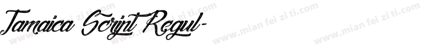 Jamaica Script Regul字体转换